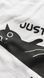 Футболка Біла з принтом Just do it later 4002 фото 4